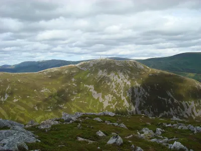 The Cairnwell, 933m Munro in Cairngorms