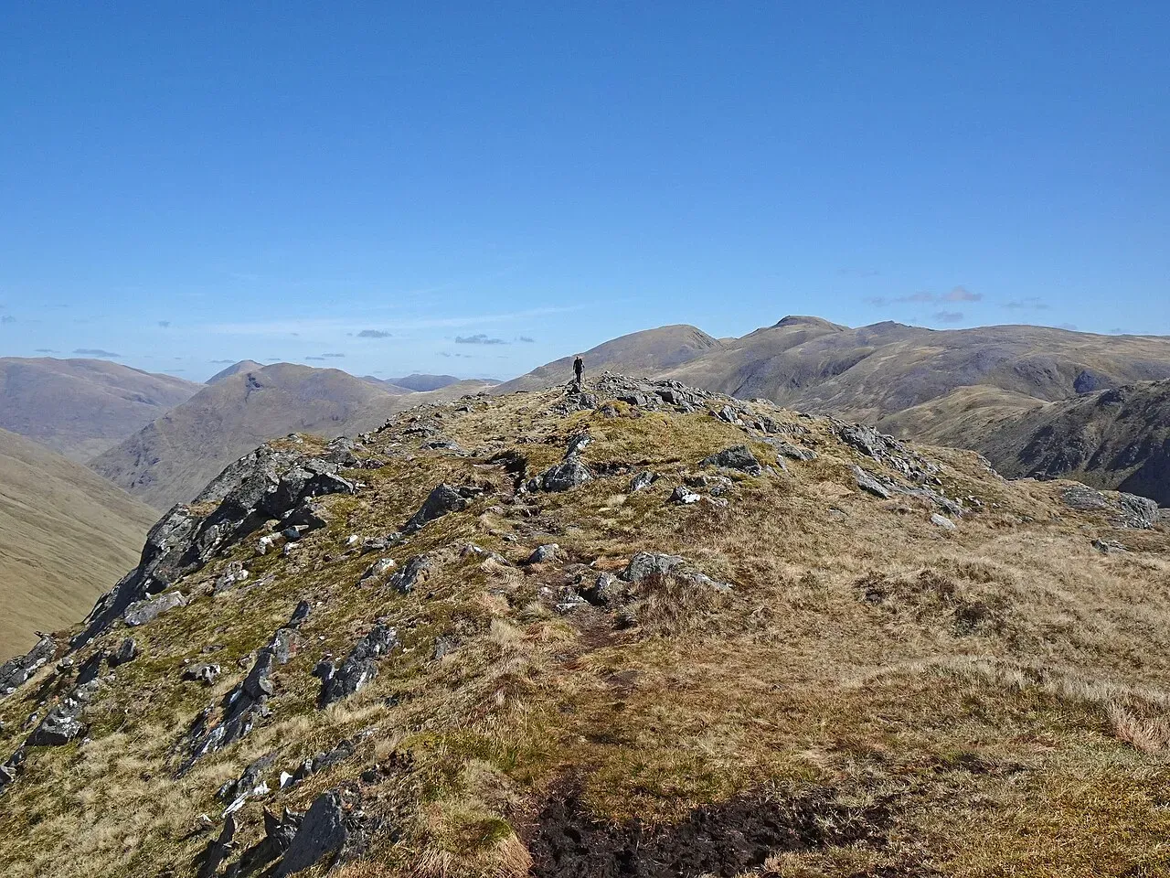 View of An Socach (Affric) (920m), Loch Ness, Scotland