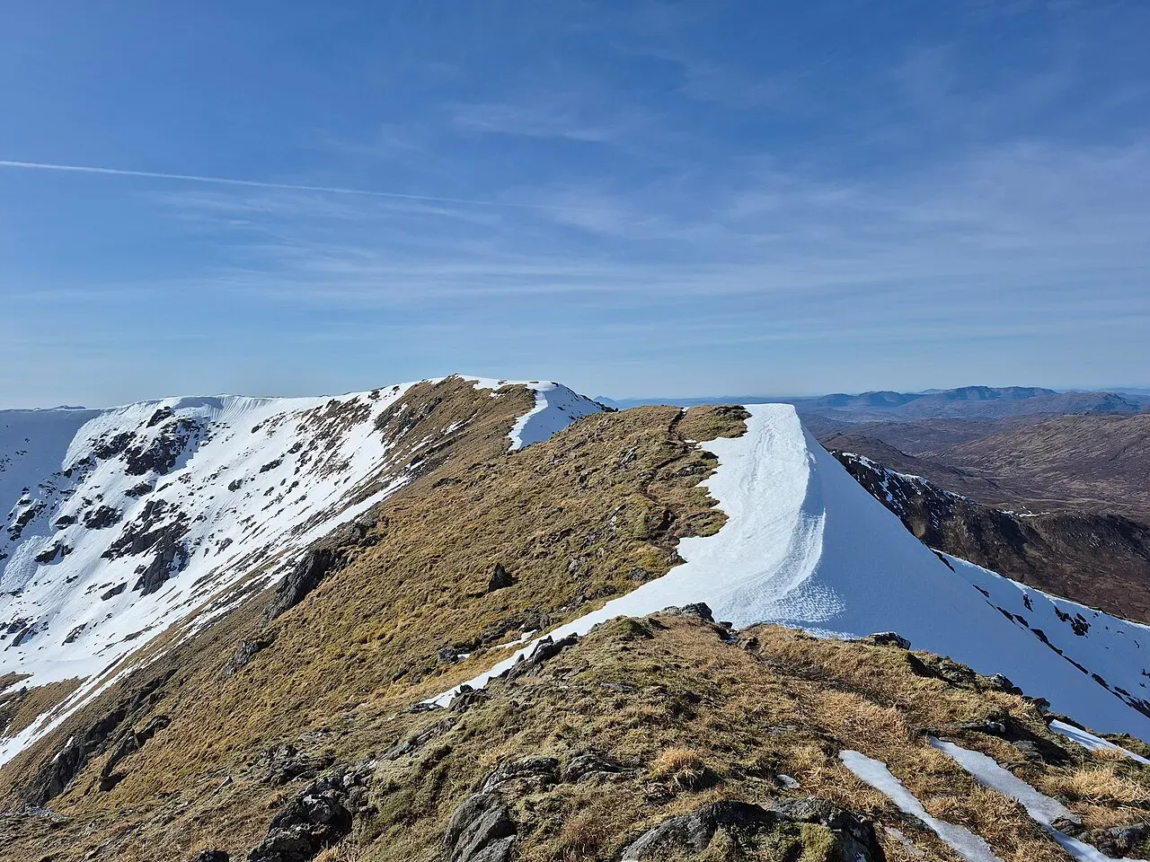 View of An Socach (Mullardoch) (1069m), Loch Ness, Scotland