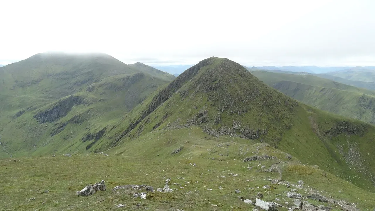 View of An Stuc (1117m), Perthshire, Scotland