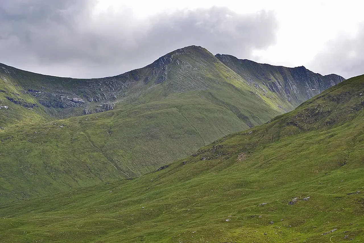 View of Aonach air Chrith (1020m), Kintail, Scotland