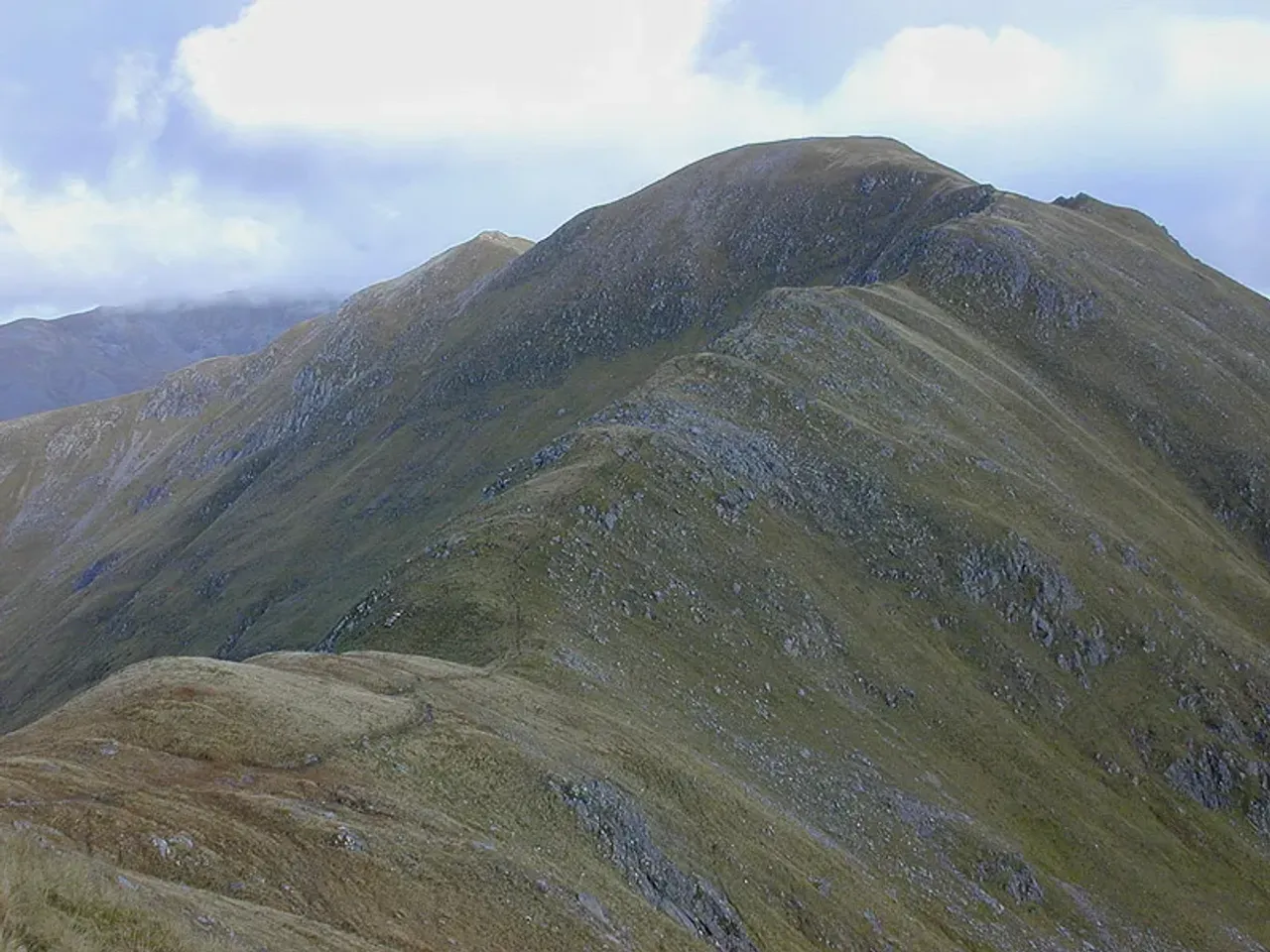 View of Aonach Meadhoin (1001m), Kintail, Scotland