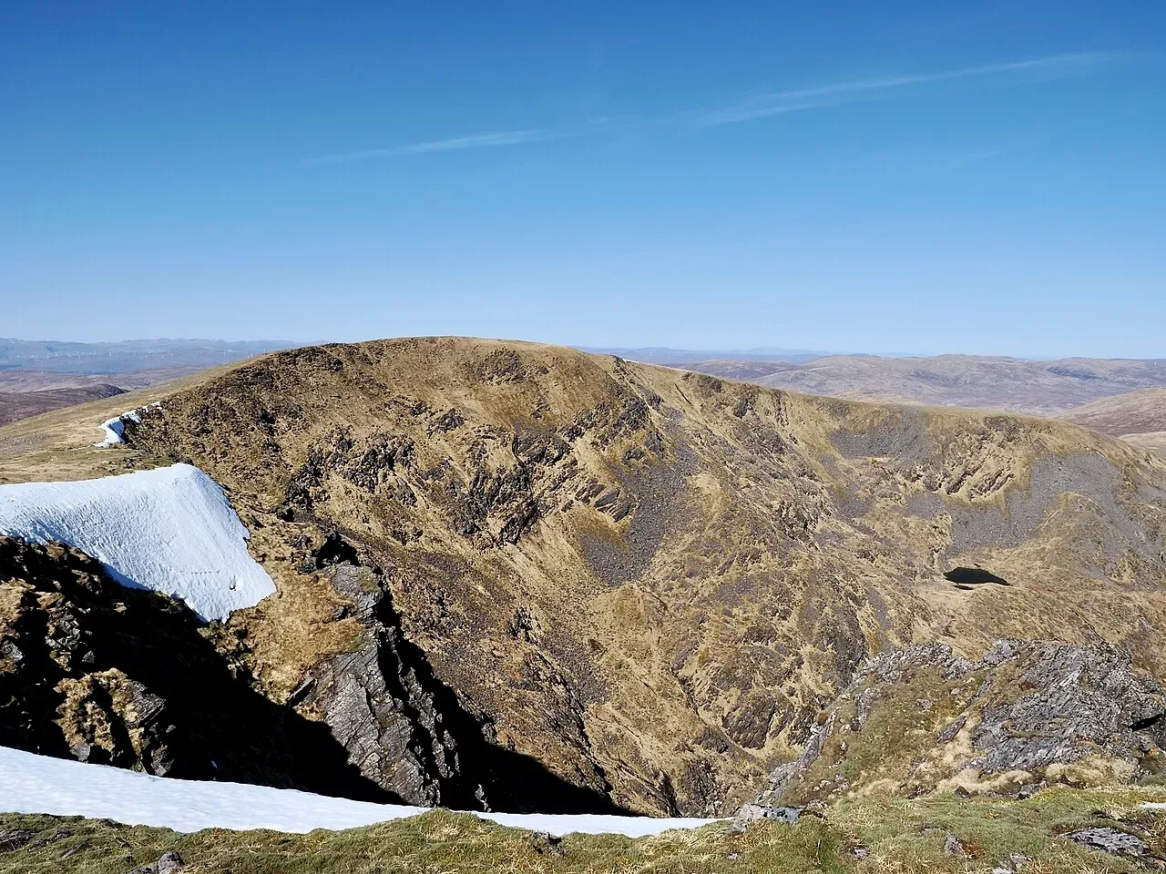 View of Beinn a' Chaorainn (Glen Spean) (1049m), Fort William, Scotland