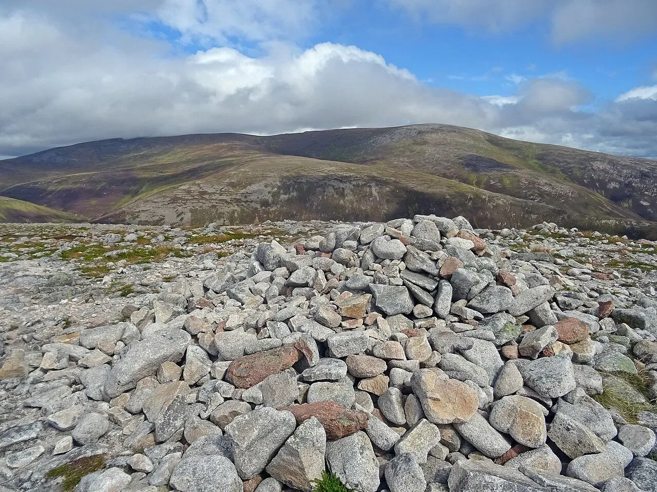View of Beinn Bhreac (930m), Cairngorms, Scotland