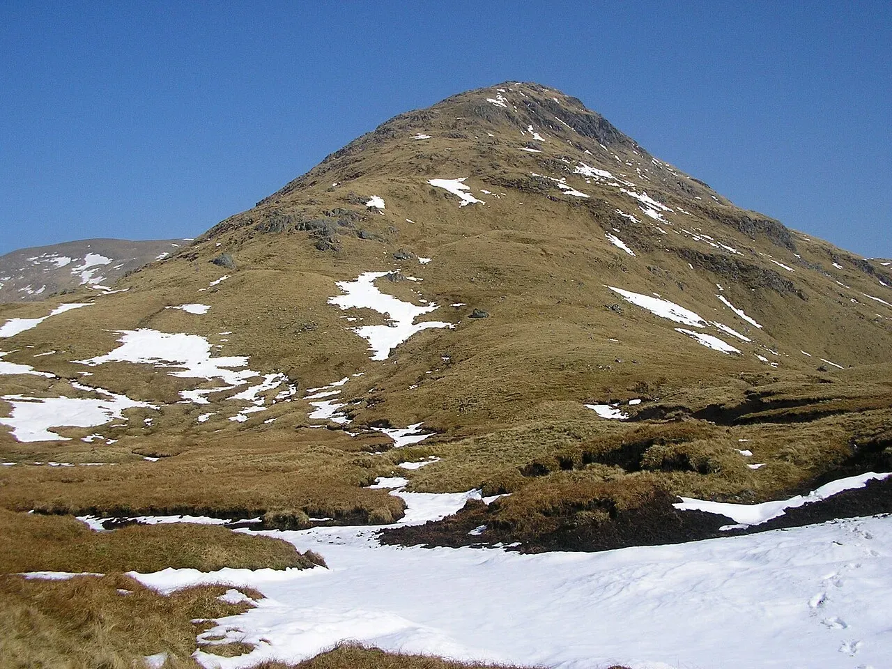 View of Beinn Heasgarnich (1077m), Perthshire, Scotland