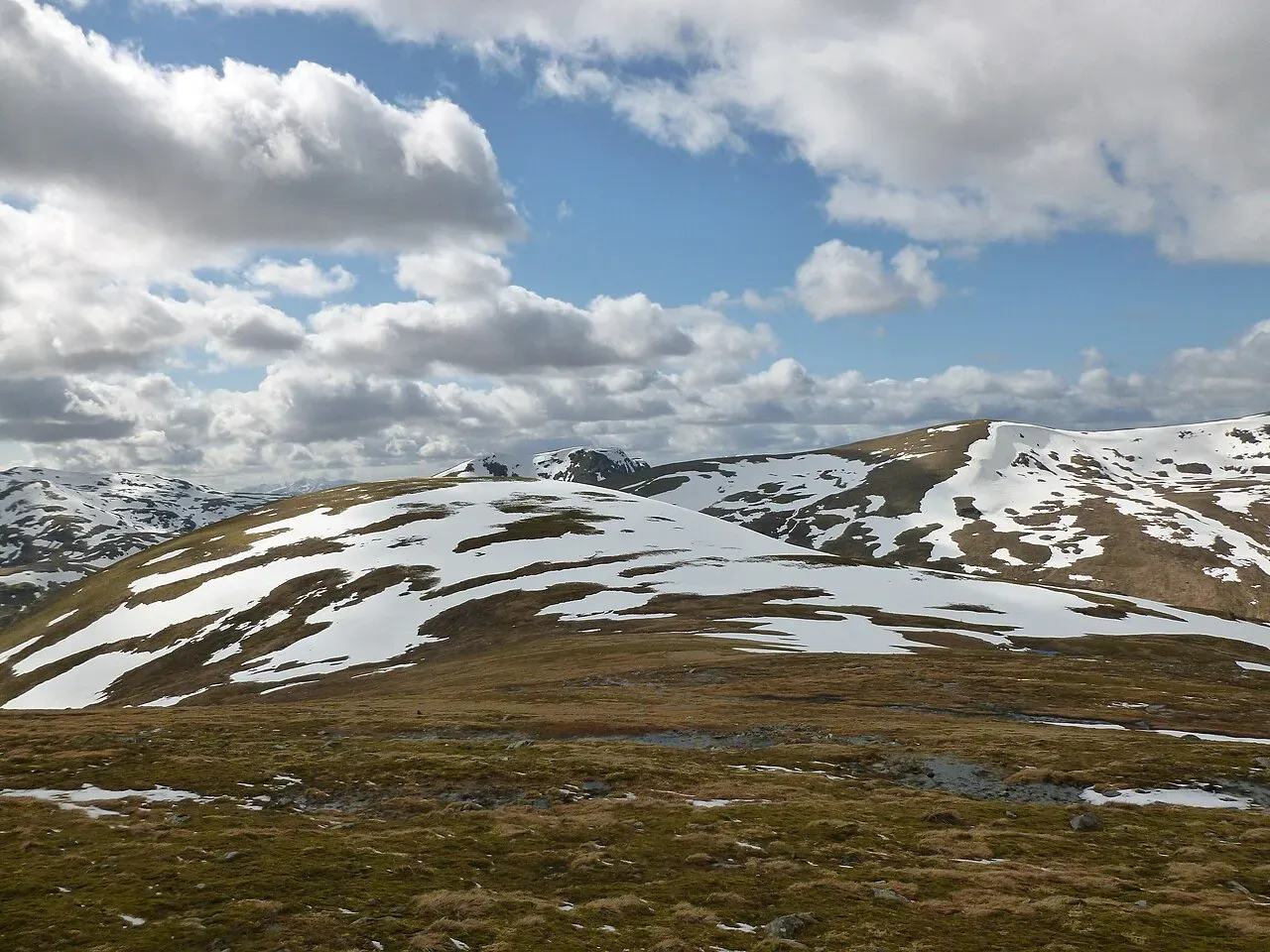 View of Beinn Mhanach (953m), Argyll, Scotland