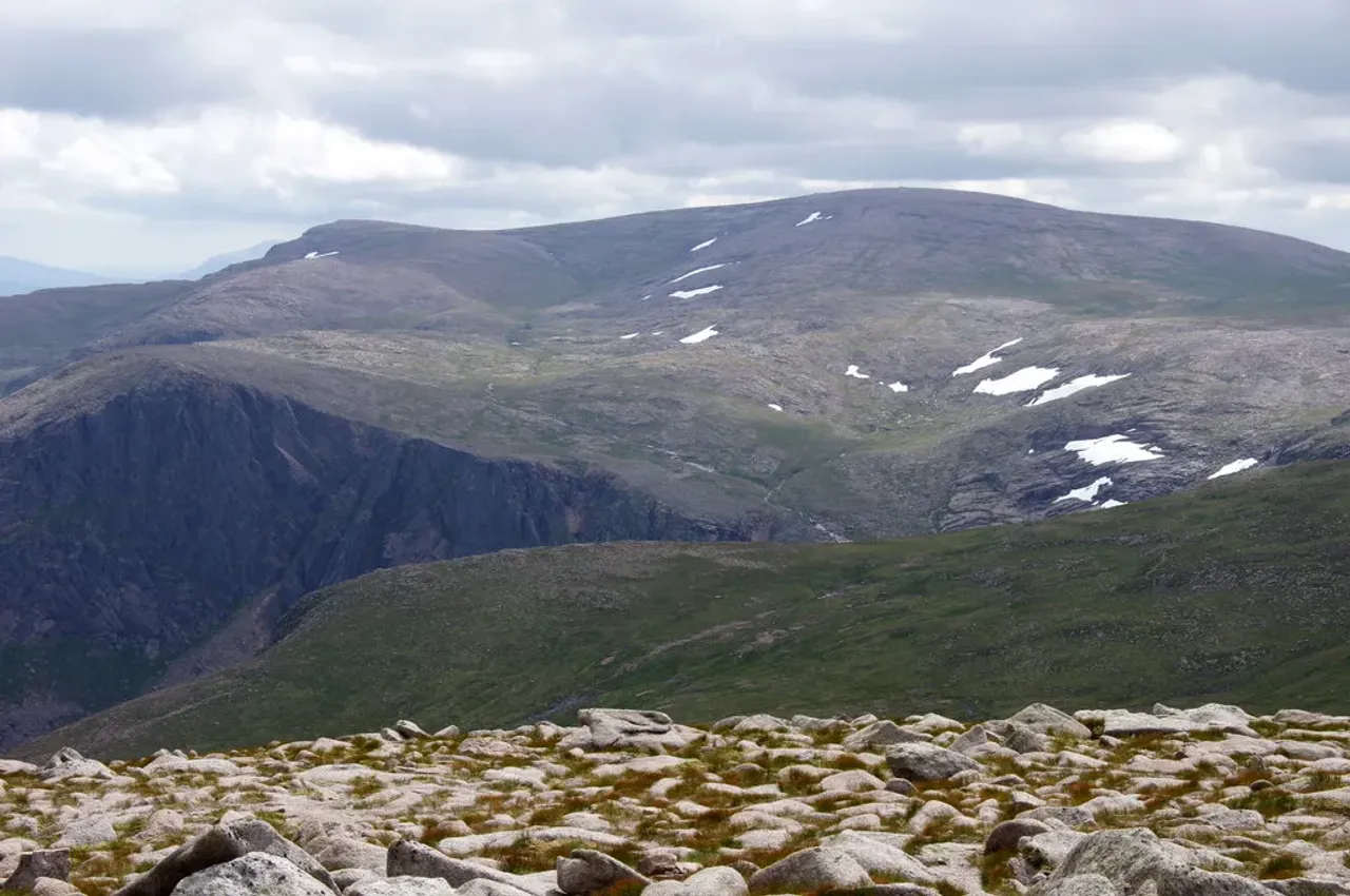 View of Ben Macdui (1309m), Cairngorms, Scotland
