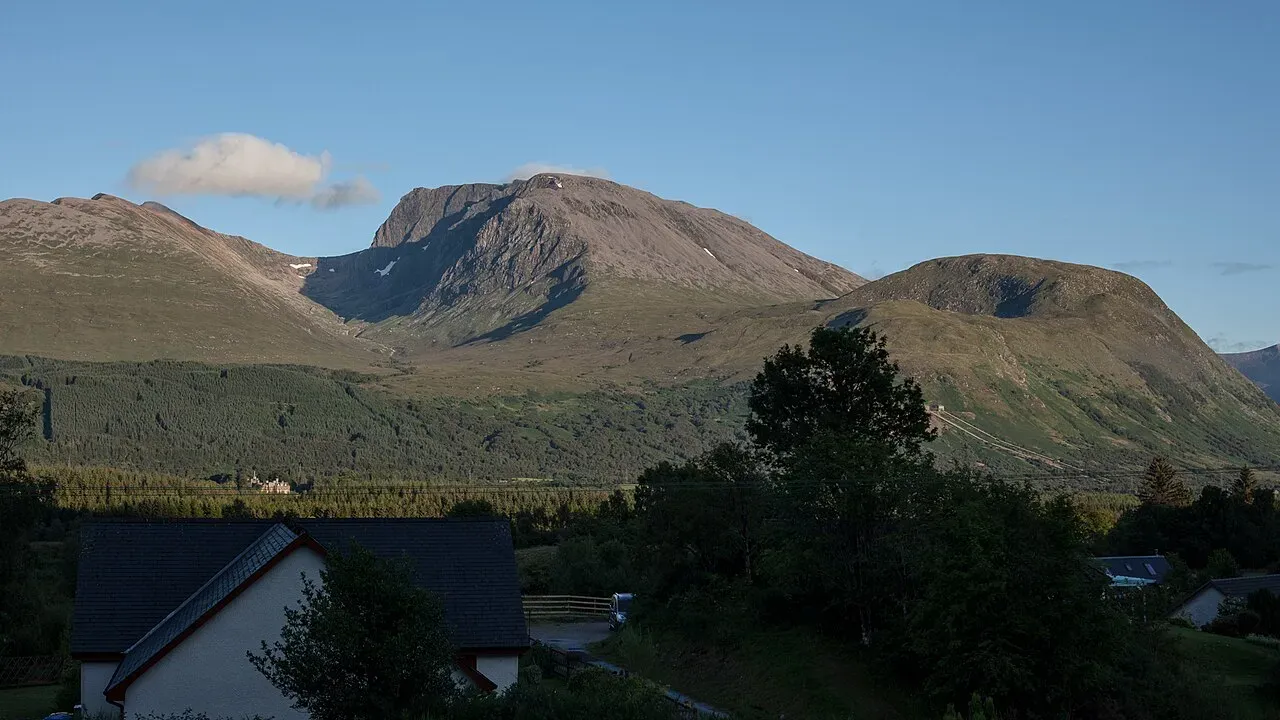 View of Ben Nevis (1345m), Fort William, Scotland