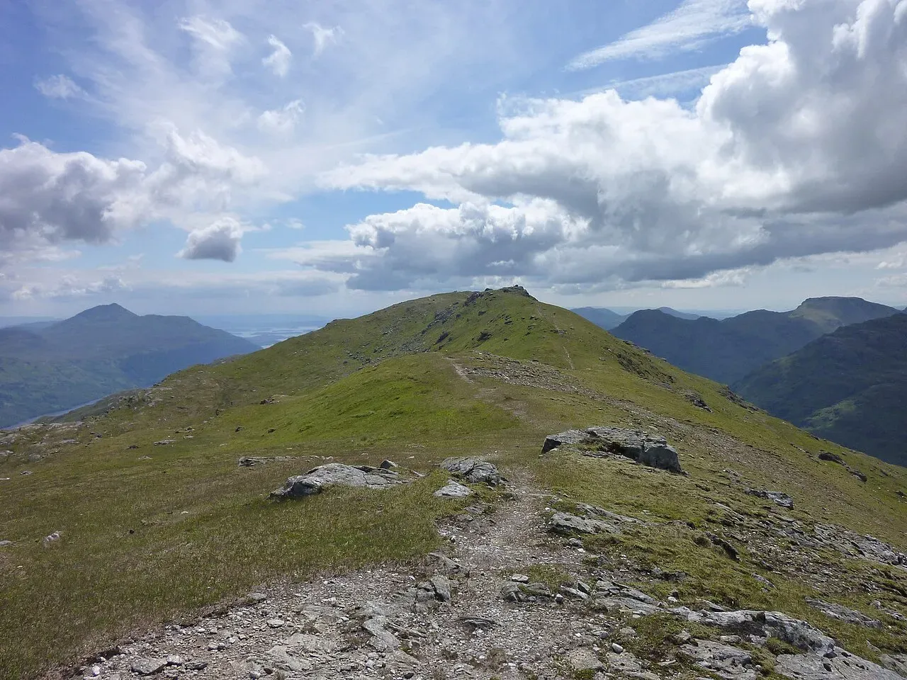 View of Ben Vorlich (Loch Lomond) (943m), Loch Lomond, Scotland