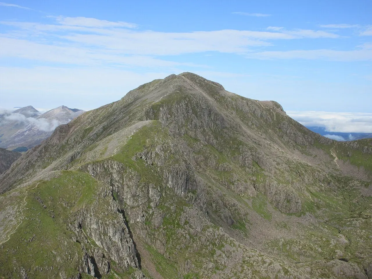 View of Bidean nam Bian (1149m), Fort William, Scotland