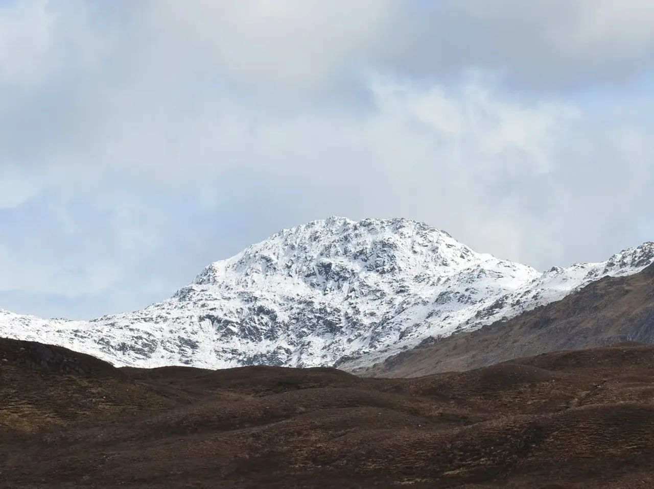 View of Bidein a' Choire Sheasgaich (945m), Torridon, Scotland