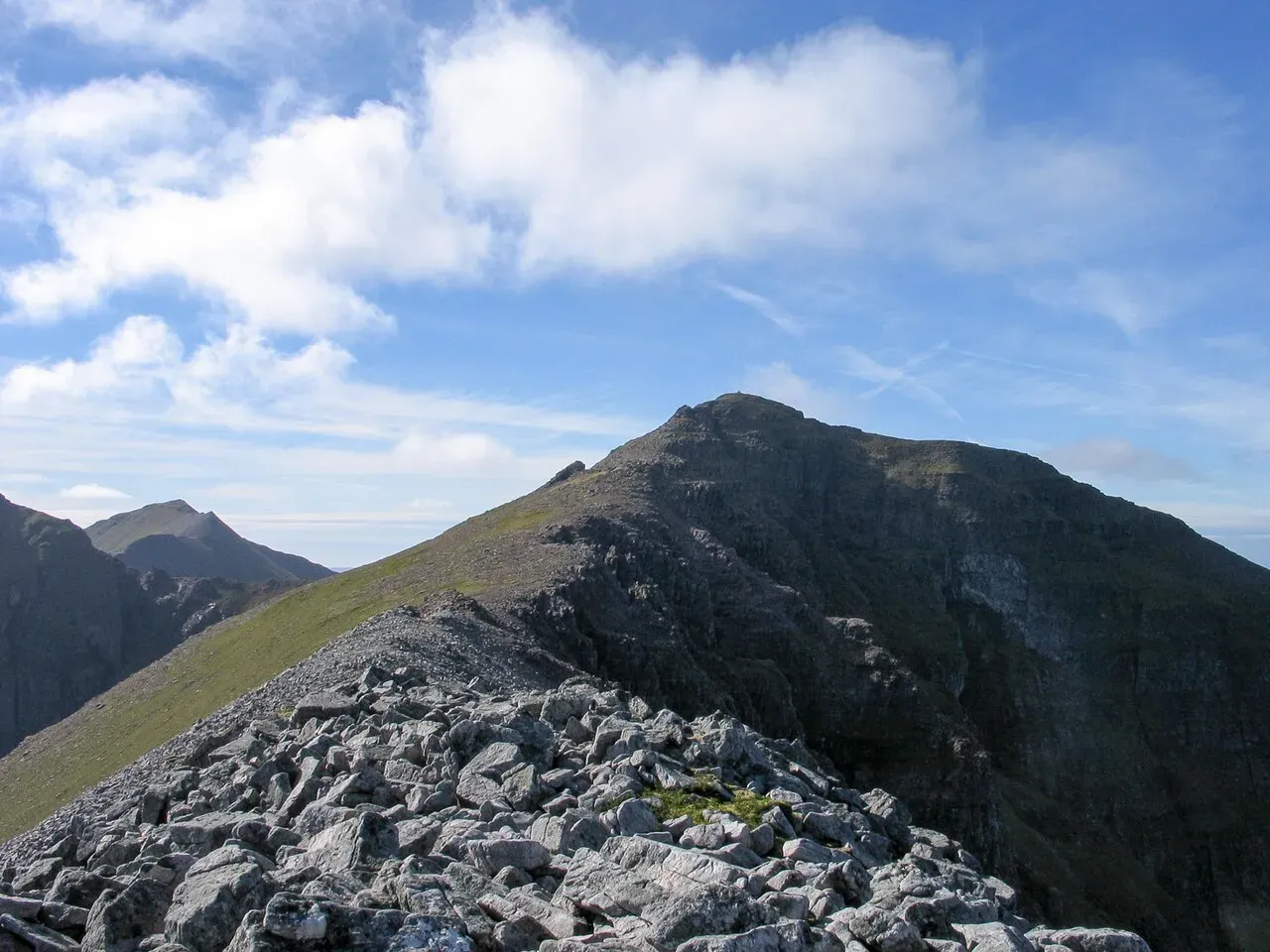 View of Bidein a' Ghlas Thuill (1063m), Ullapool, Scotland
