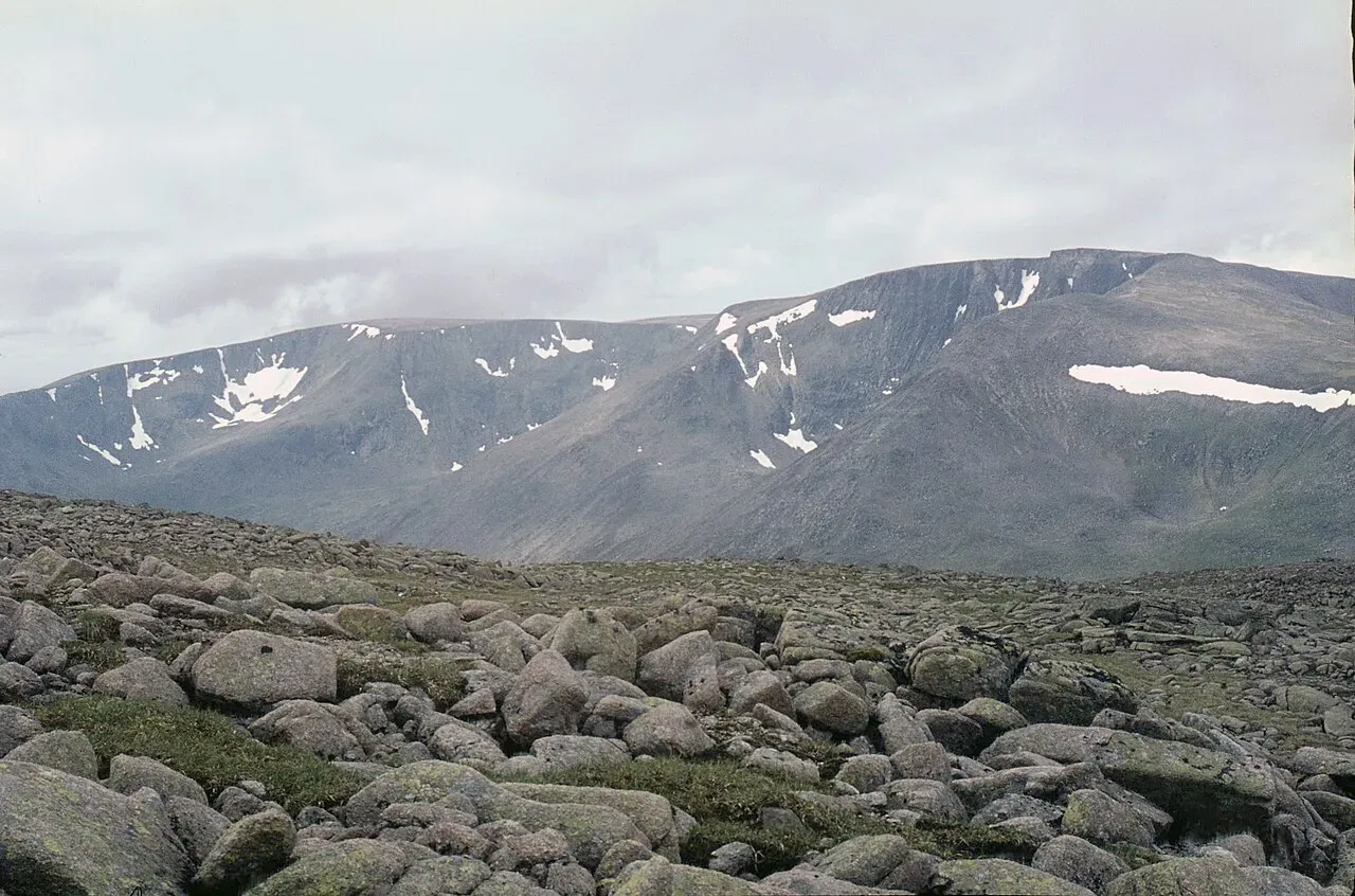 View of Braeriach (1296m), Cairngorms, Scotland
