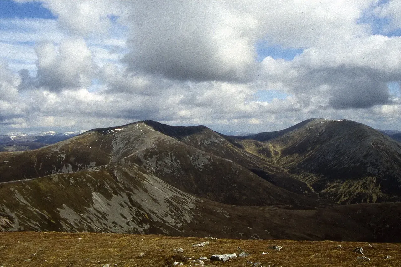 View of Braigh Coire Chruinn-bhalgain (1070m), Perthshire, Scotland