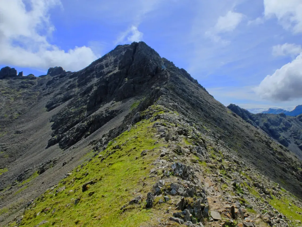 View of Bruach na Frithe (959m), Islands, Scotland