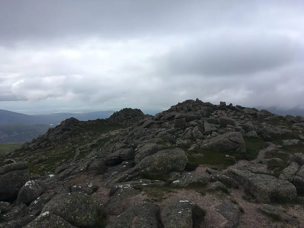 View of Bynack More (1090m), Cairngorms, Scotland