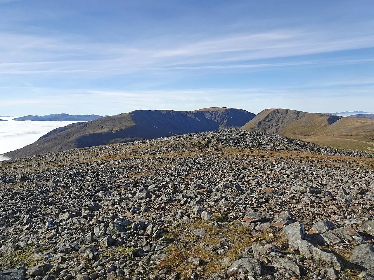 View of Carn Liath (Creag Meagaidh) (1006m), Fort William, Scotland