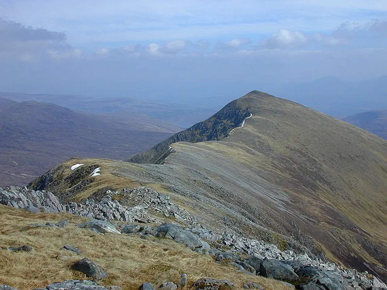 View of Creag a'Mhaim (946m), Kintail, Scotland
