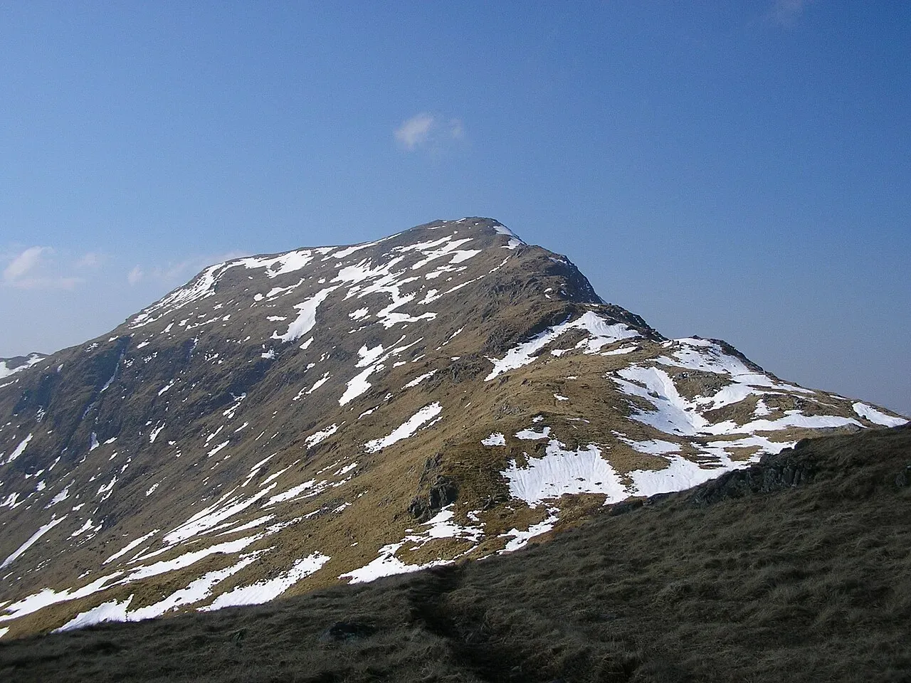 View of Creag Mhor (Glen Lochay) (1047m), Perthshire, Scotland