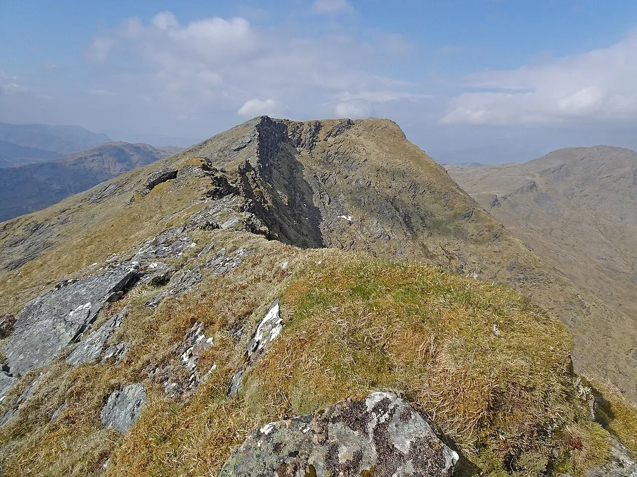 View of Lurg Mhor (987m), Torridon, Scotland