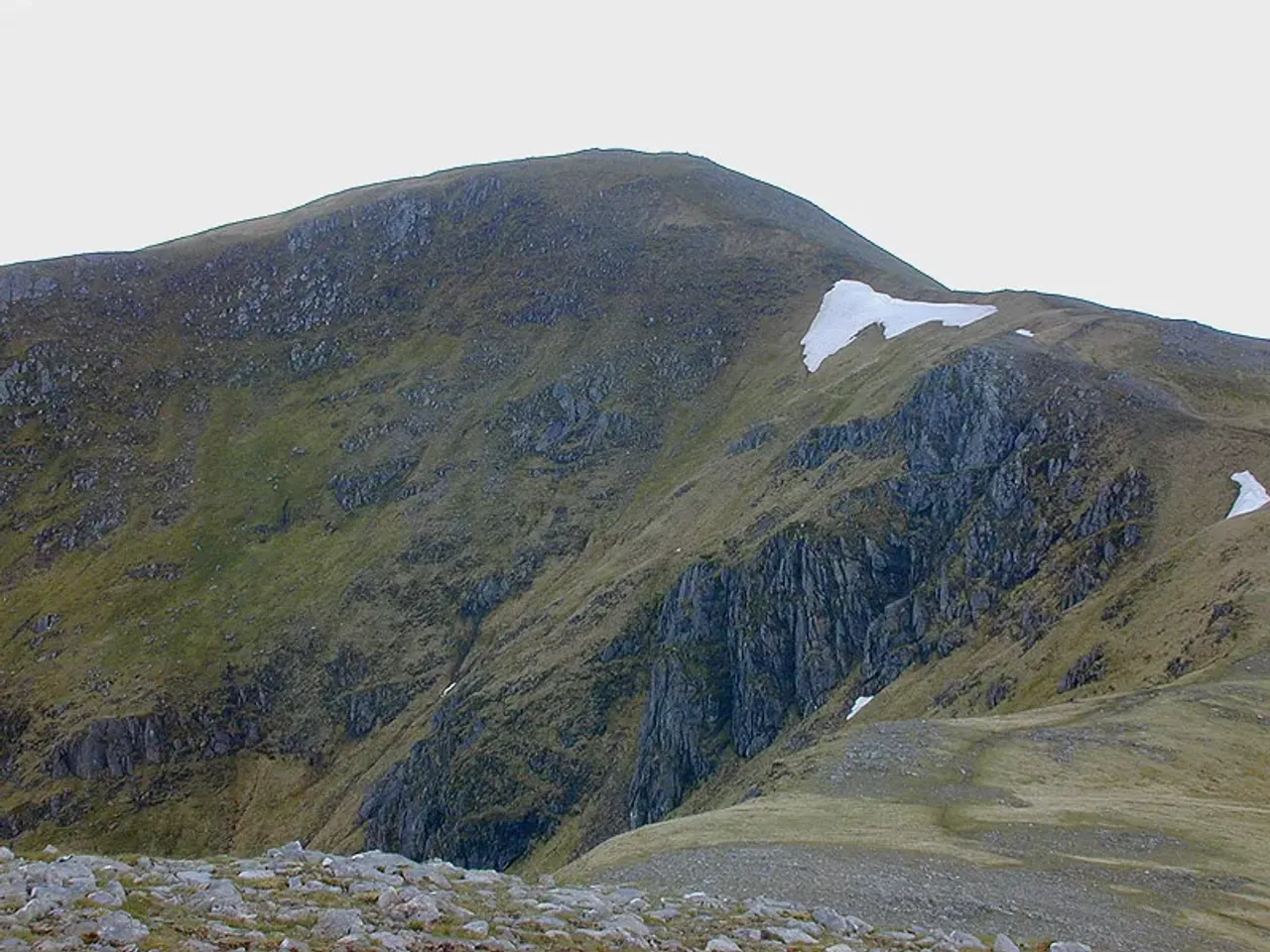 View of Maol Chinn-dearg (980m), Kintail, Scotland