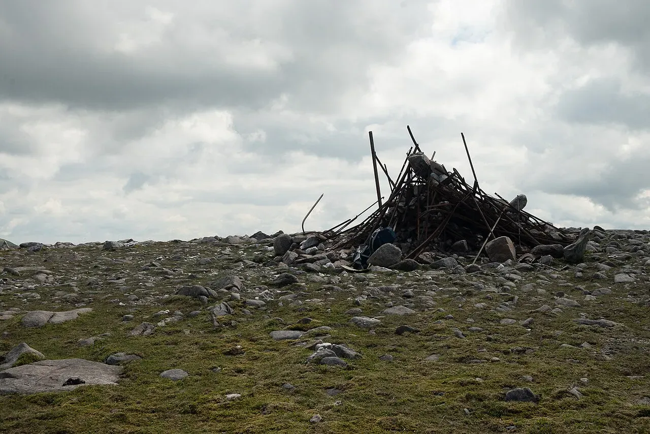 View of Meall Garbh (Carn Mairg) (968m), Perthshire, Scotland
