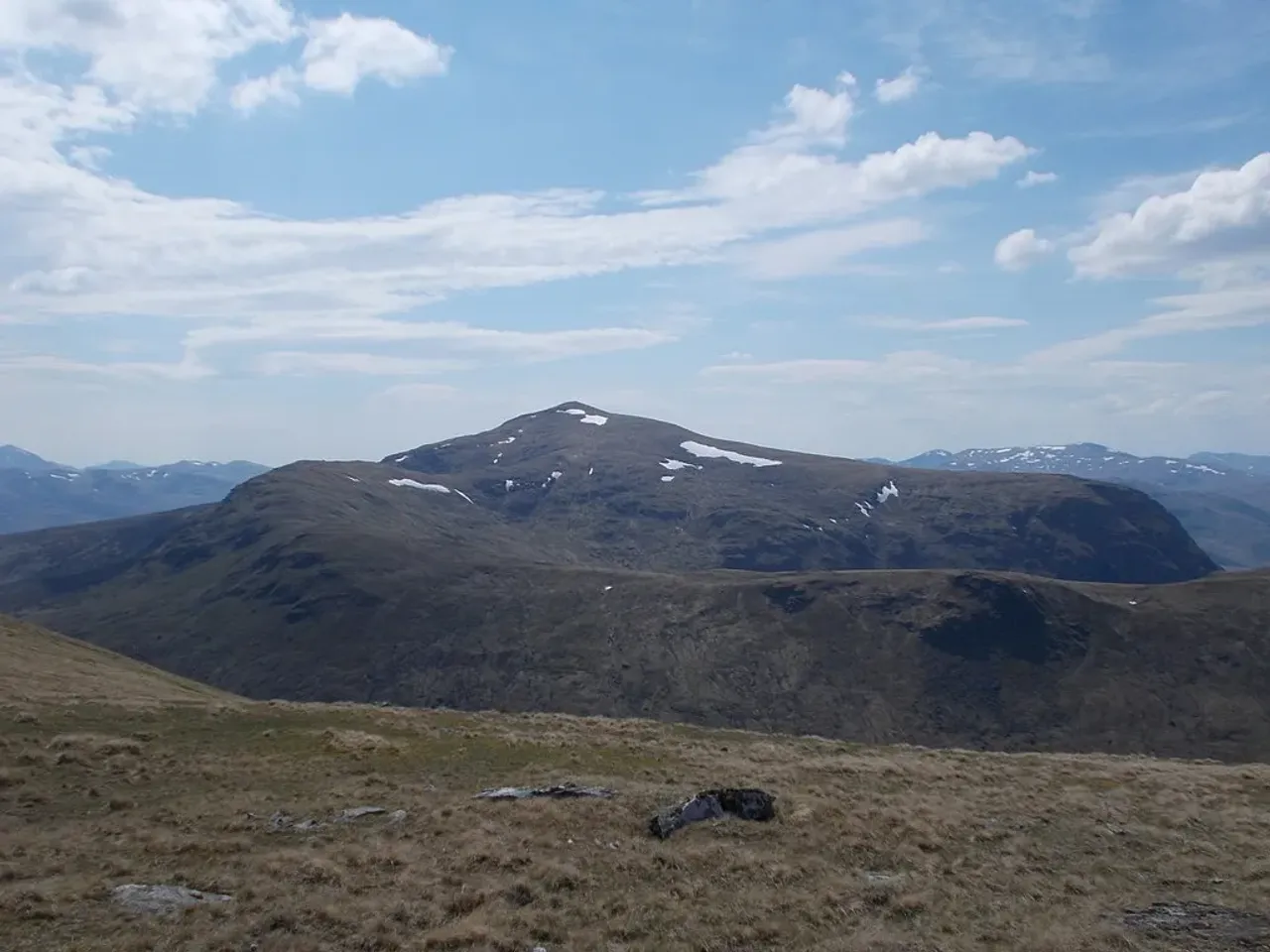 View of Meall Ghaordaidh (1040m), Perthshire, Scotland