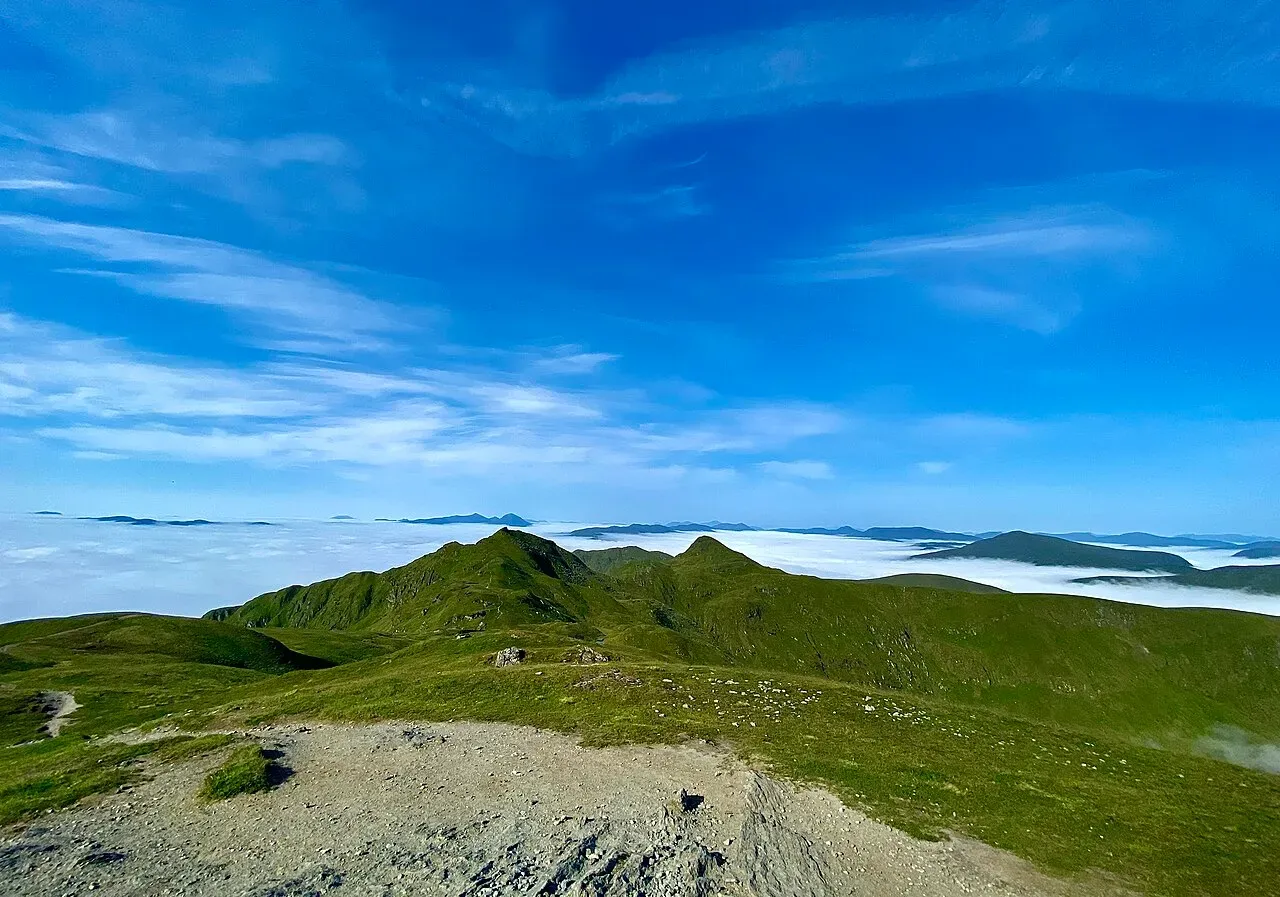 View of Meall nan Tarmachan (1044m), Perthshire, Scotland