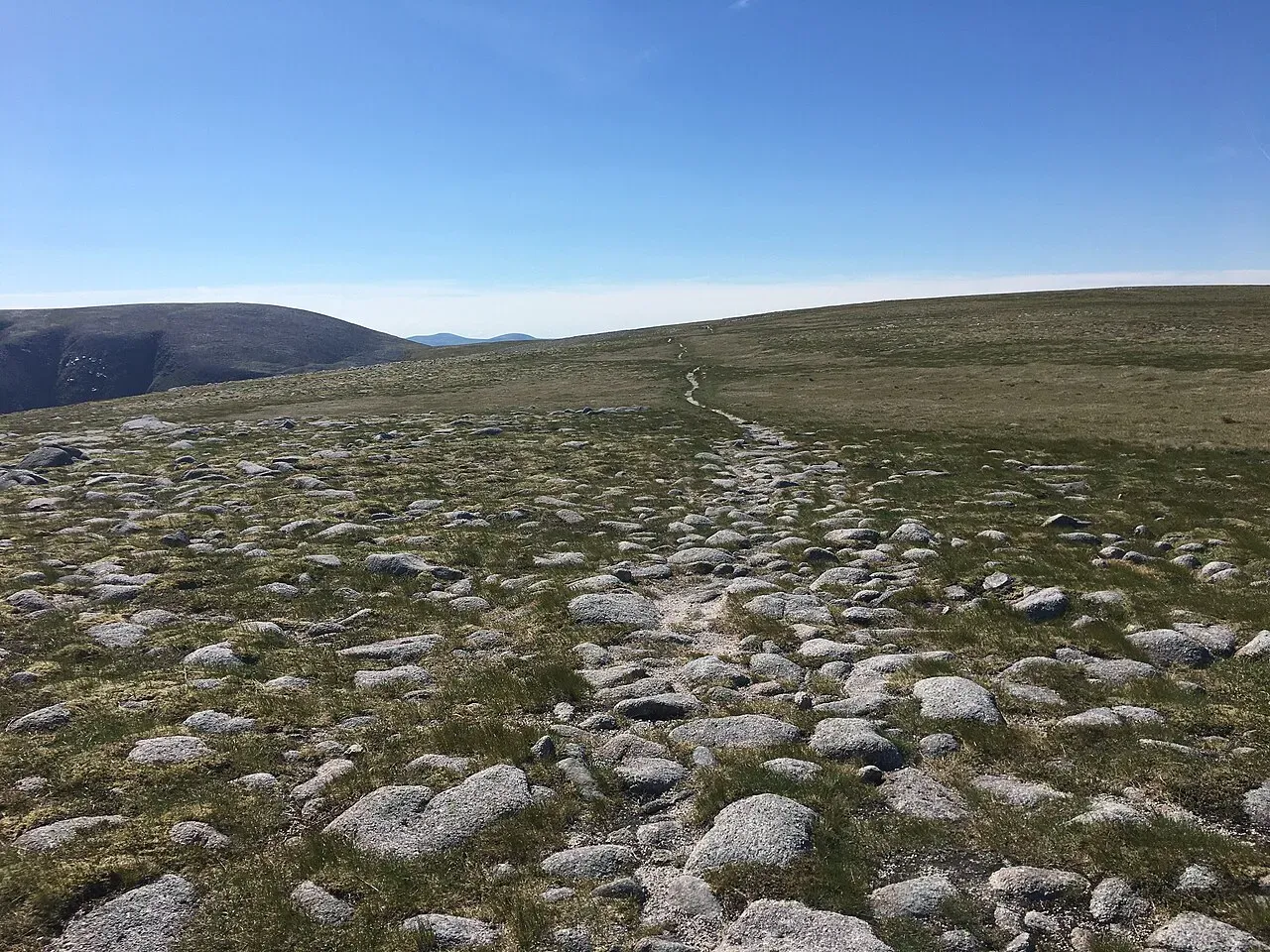 View of Monadh Mor (1113m), Cairngorms, Scotland