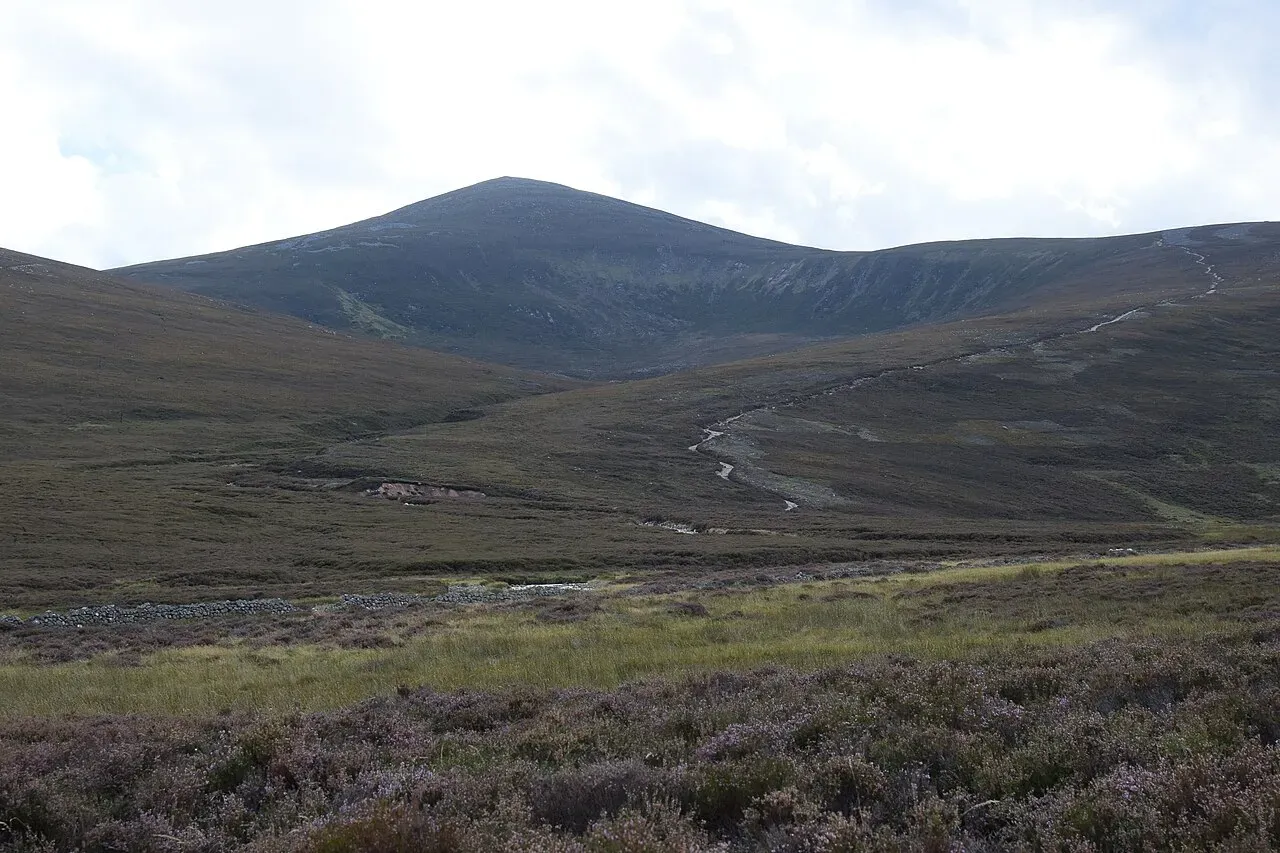 View of Mount Keen (939m), Angus, Scotland