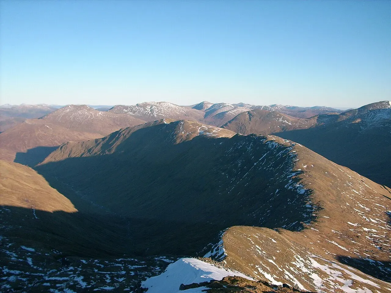 View of Mullach na Dheiragain (982m), Loch Ness, Scotland