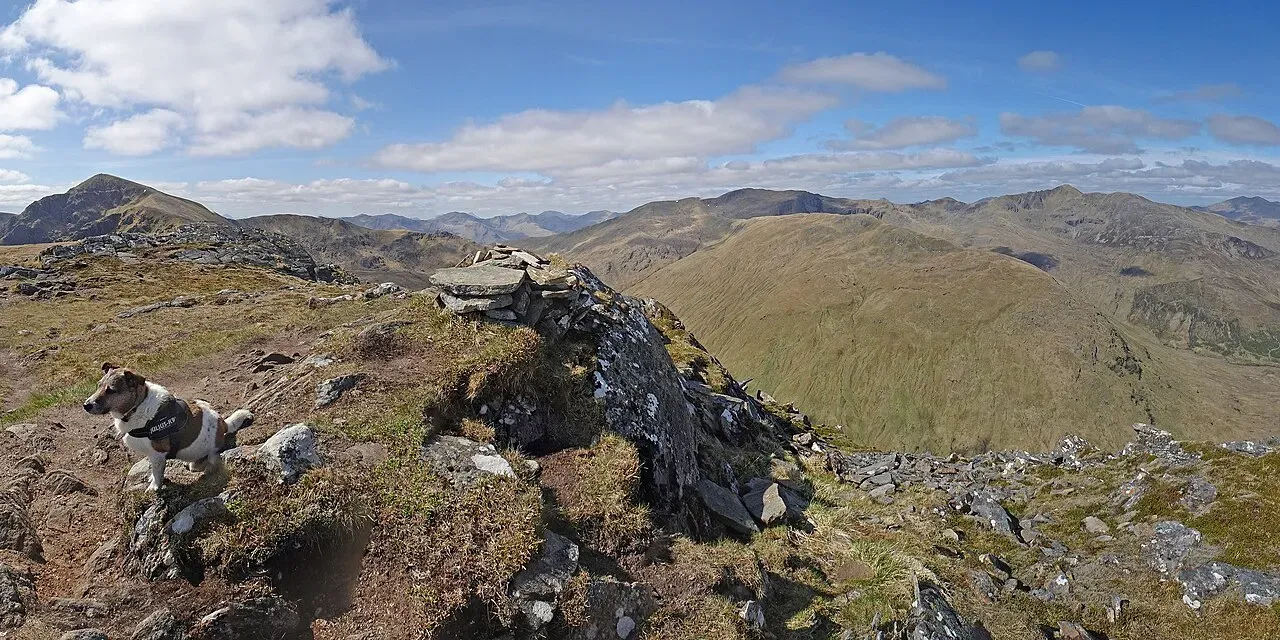 View of Sail Chaorainn (999m), Kintail, Scotland