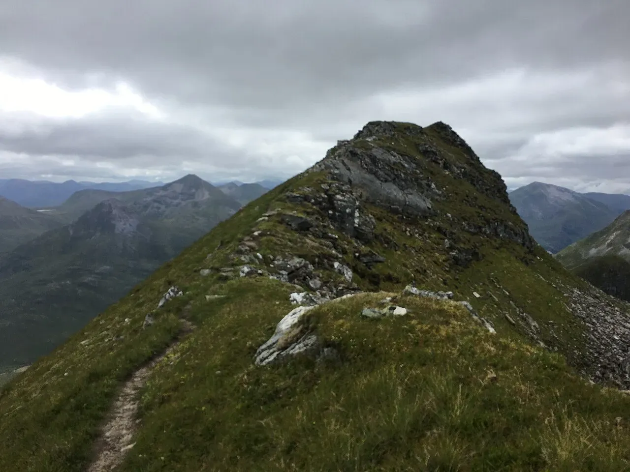 View of Sgurr Choinnich Mor (1094m), Fort William, Scotland