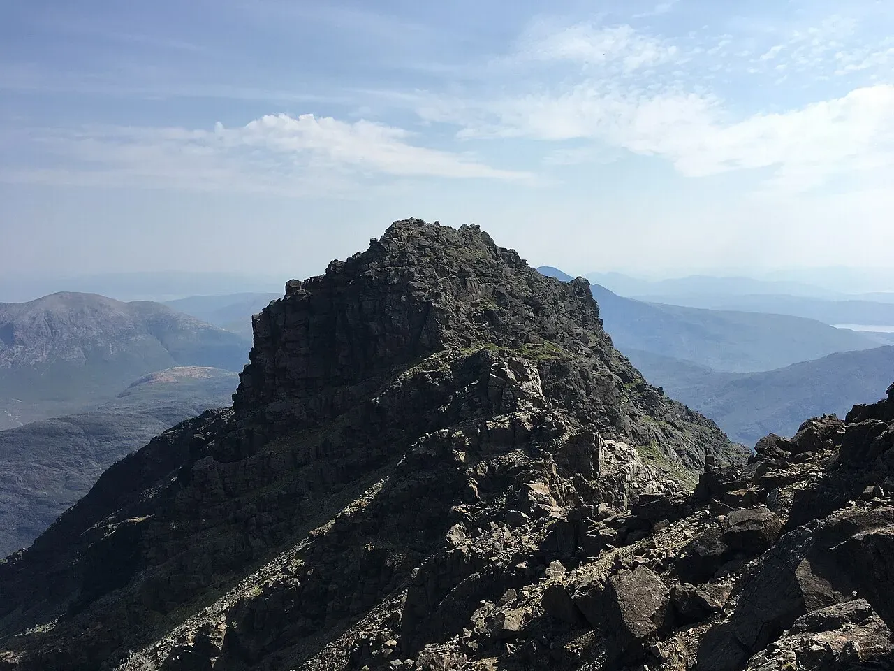 View of Sgurr Dubh Mor (944m), Islands, Scotland