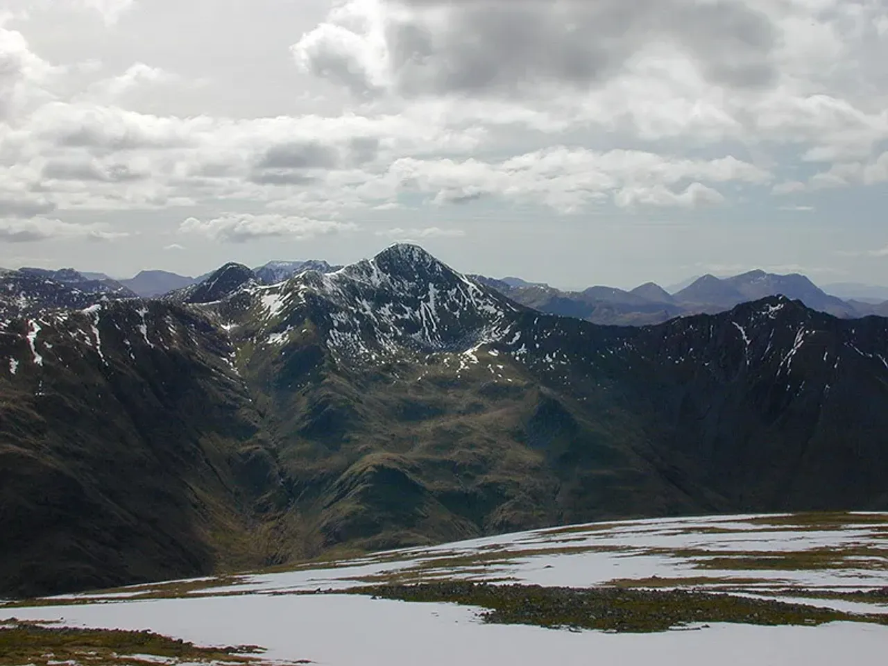View of Sgurr Fhuaran (1069m), Kintail, Scotland