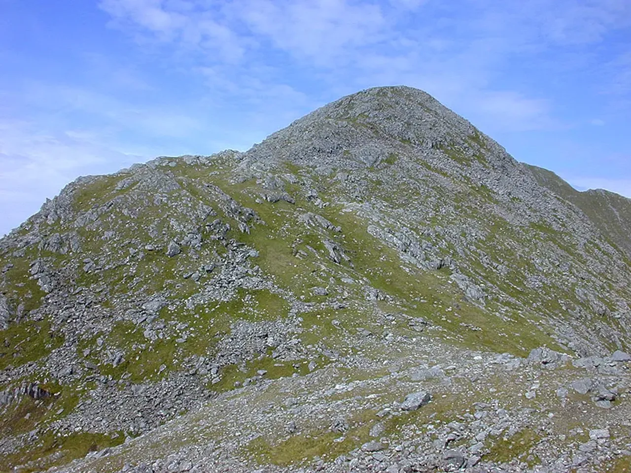 View of Sgurr na Carnach (1002m), Kintail, Scotland