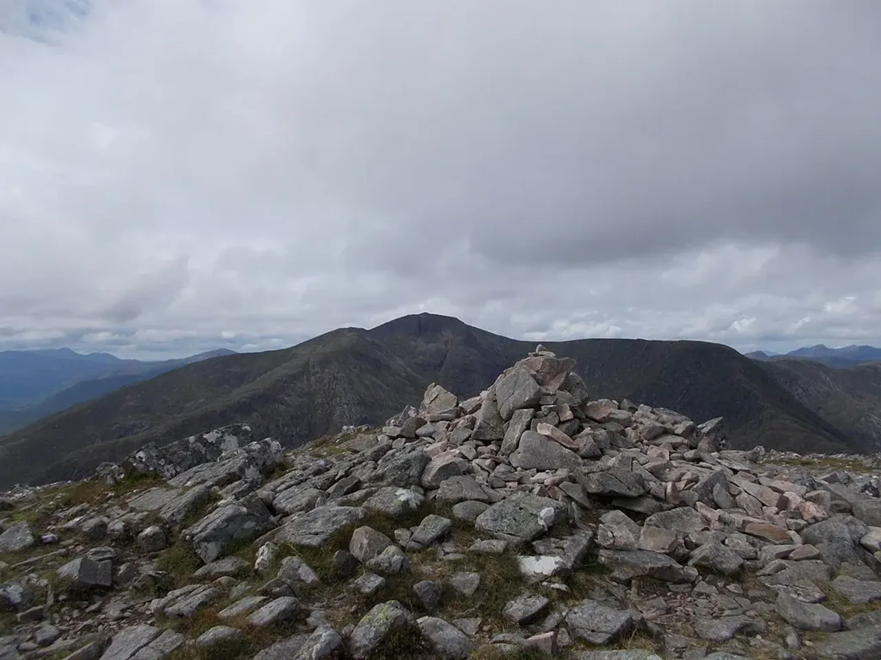 View of Stob a' Choire Odhair (945m), Argyll, Scotland