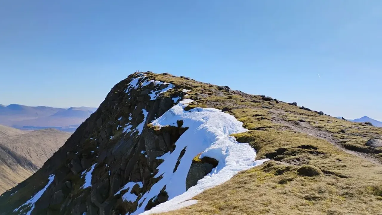 View of Stob Coir an Albannaich (1045m), Fort William, Scotland