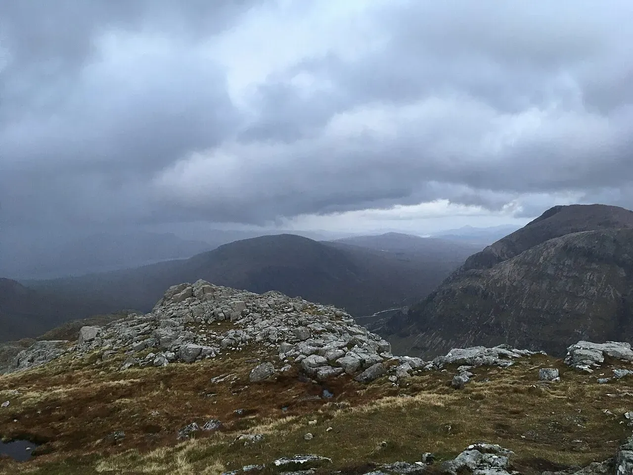 View of Stob Coire Raineach (925m), Fort William, Scotland