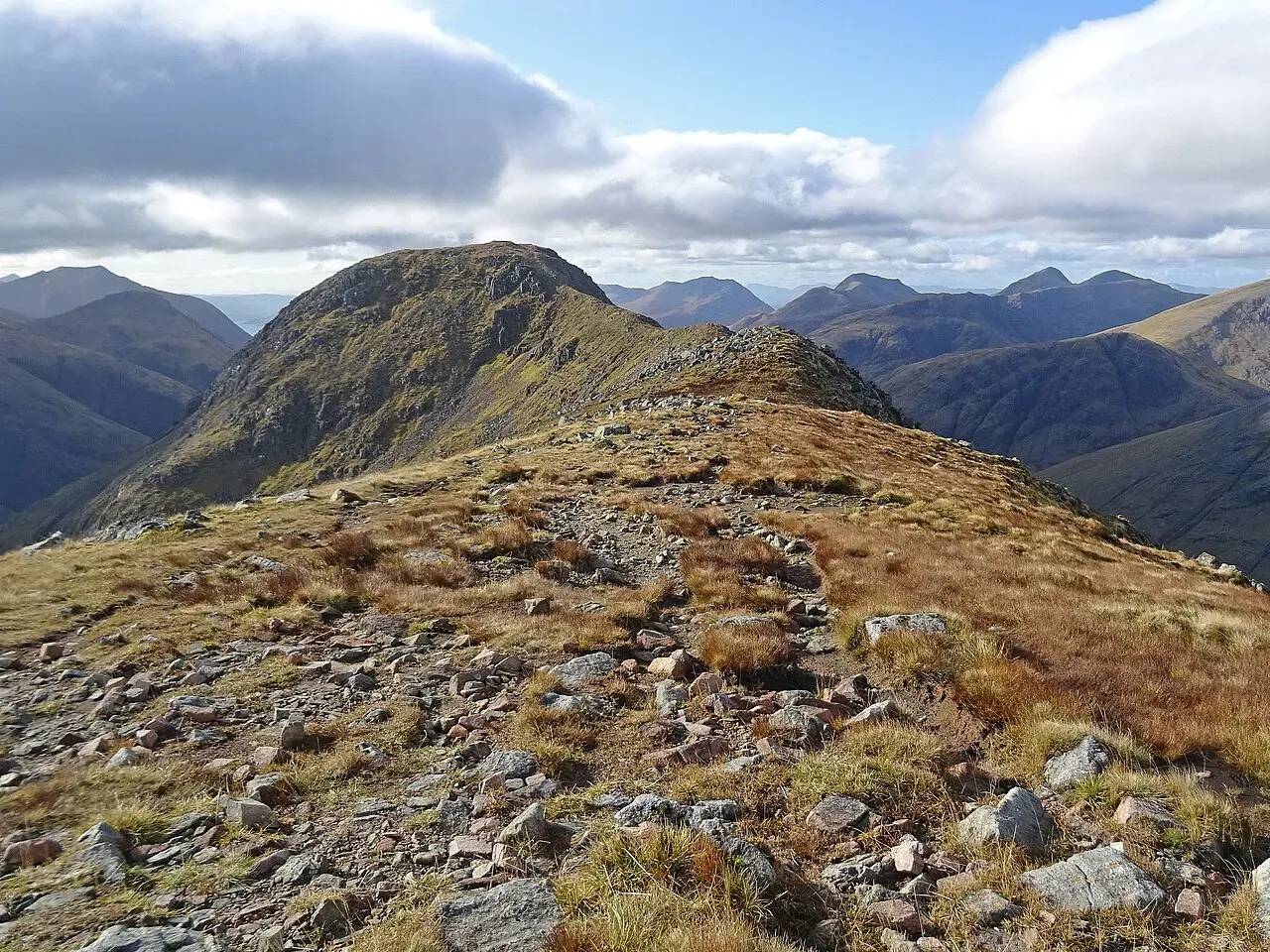 View of Stob na Broige (953m), Fort William, Scotland