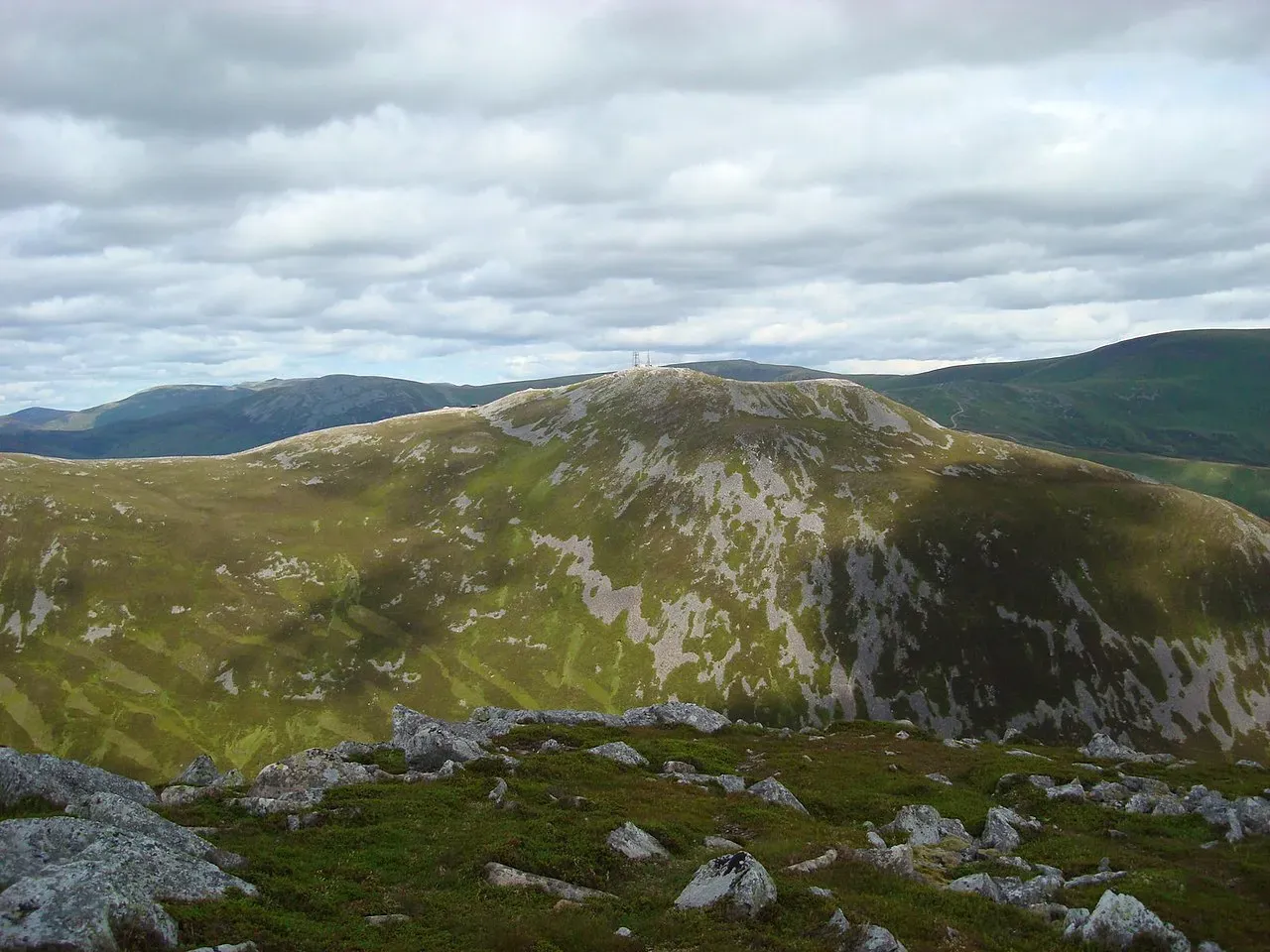 View of The Cairnwell (933m), Cairngorms, Scotland