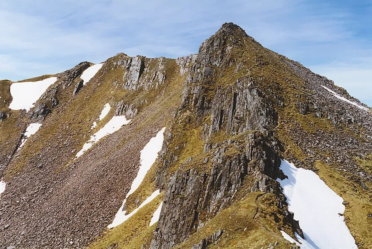 View of The Saddle (1012m), Kintail, Scotland