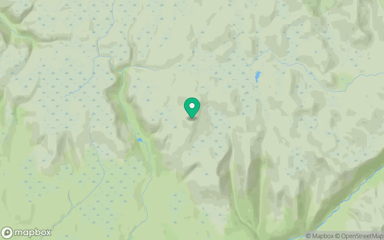 Map showing the location of Beinn Dearg (Blair Atholl) in Perthshire, Scotland